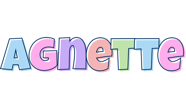 Agnette pastel logo
