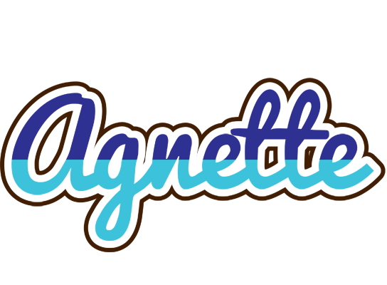 Agnette raining logo