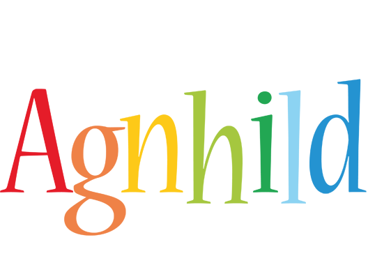 Agnhild birthday logo
