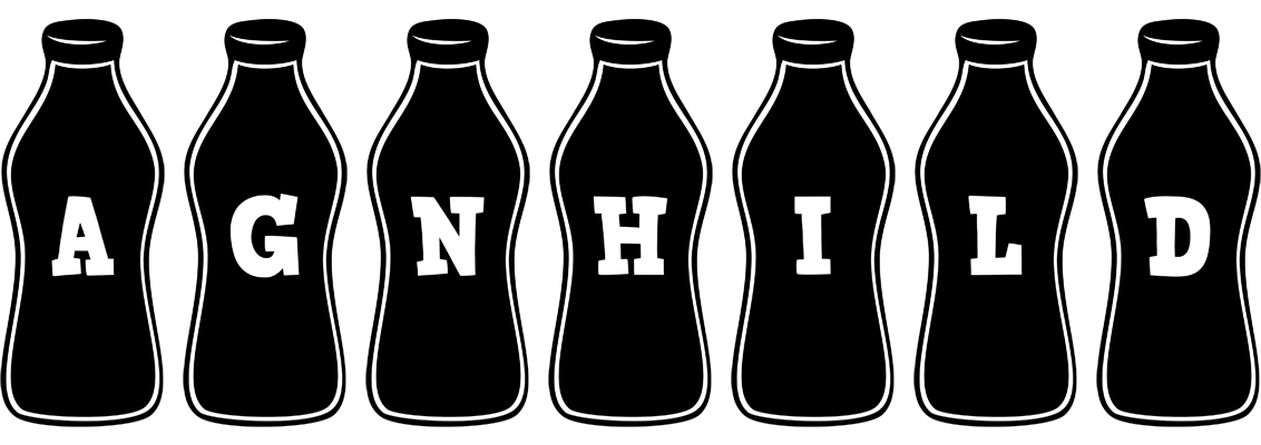 Agnhild bottle logo