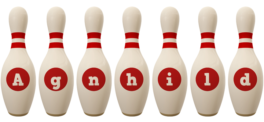 Agnhild bowling-pin logo