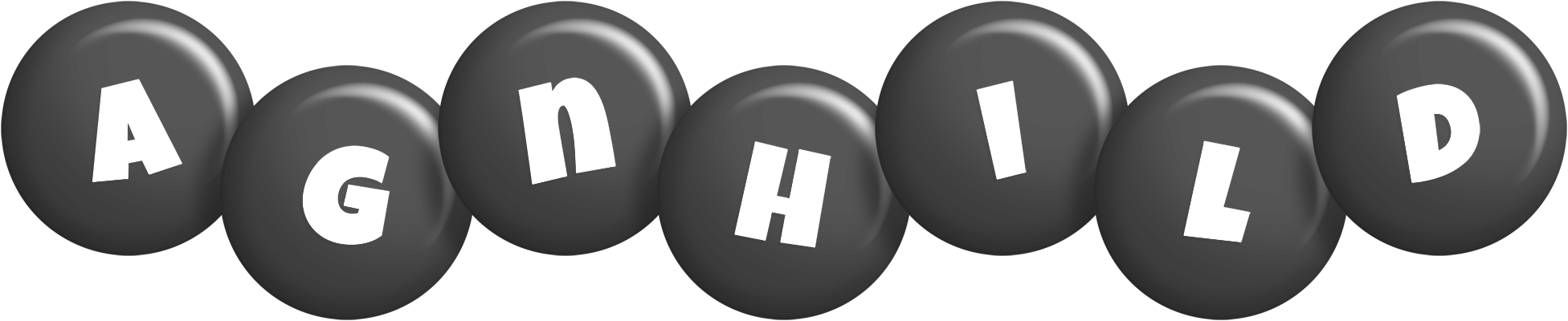Agnhild candy-black logo
