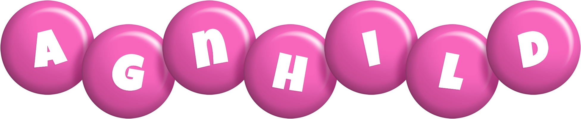 Agnhild candy-pink logo