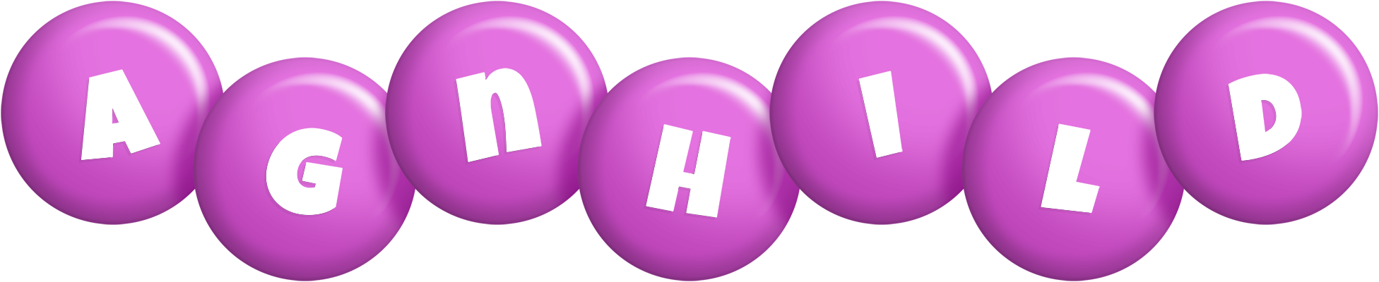Agnhild candy-purple logo