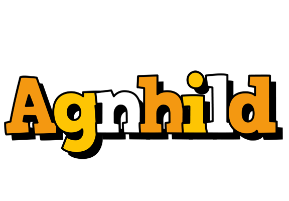 Agnhild cartoon logo