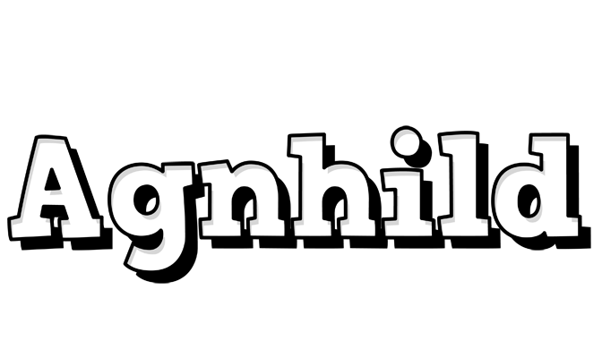 Agnhild snowing logo