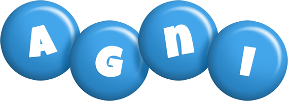 Agni candy-blue logo