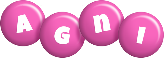 Agni candy-pink logo