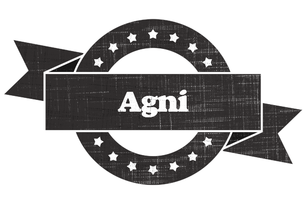 Agni grunge logo