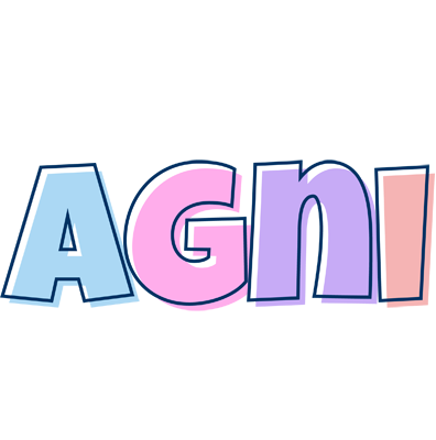 Agni pastel logo