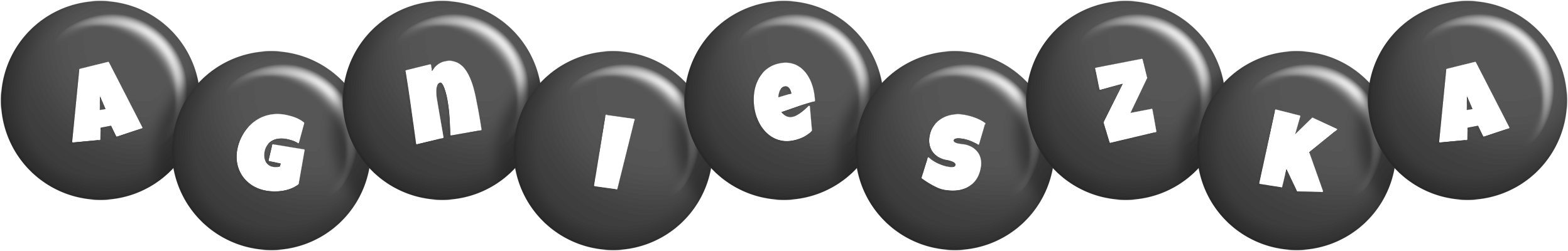 Agnieszka candy-black logo