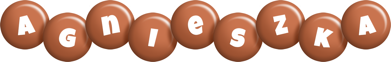 Agnieszka candy-brown logo