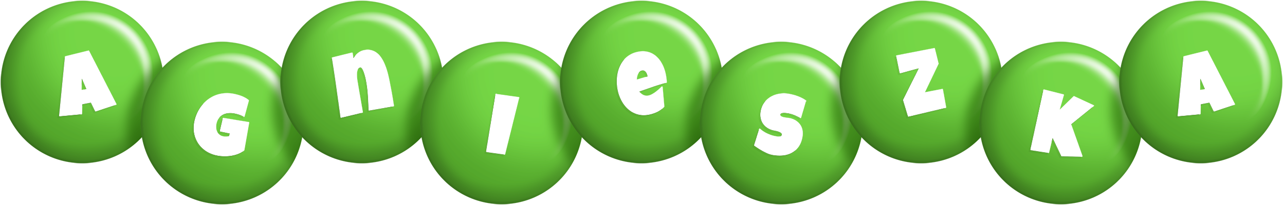 Agnieszka candy-green logo