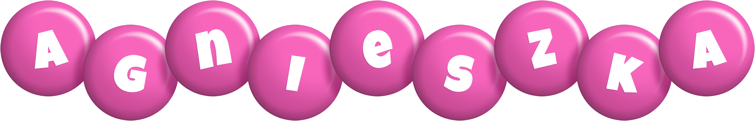 Agnieszka candy-pink logo