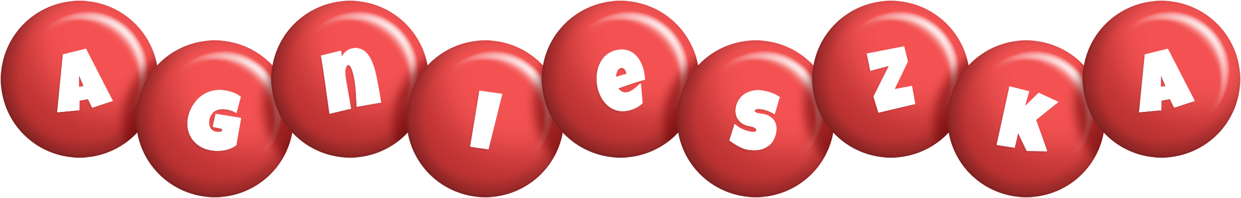 Agnieszka candy-red logo