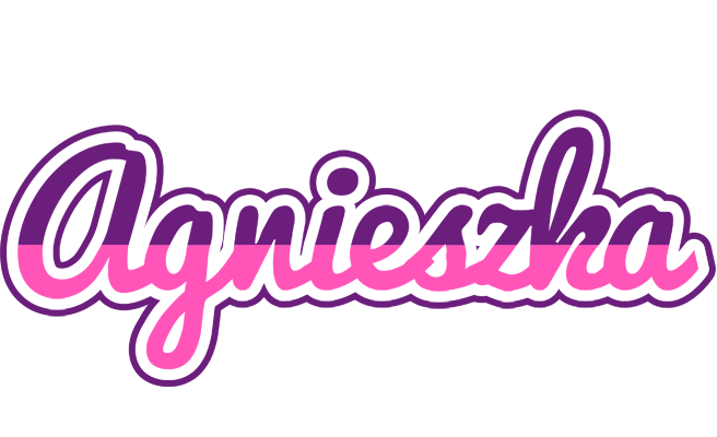 Agnieszka cheerful logo