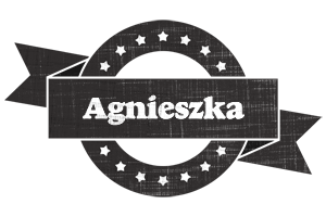 Agnieszka grunge logo