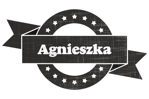 Agnieszka grunge logo