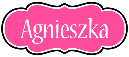 Agnieszka invitation logo