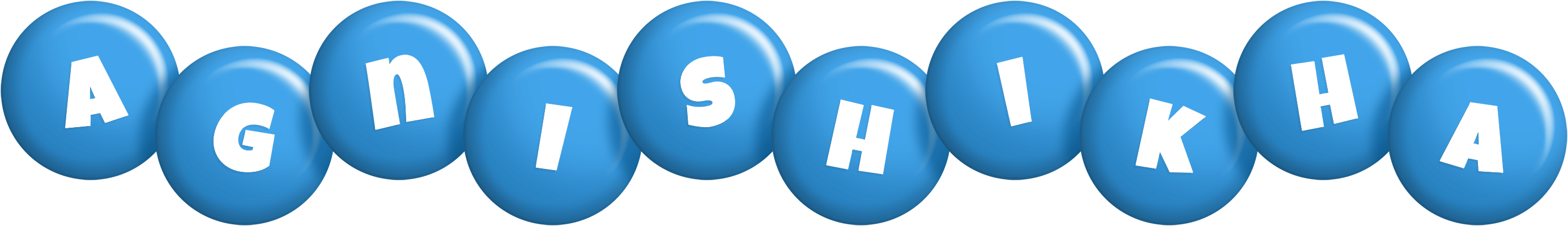 Agnishikha candy-blue logo