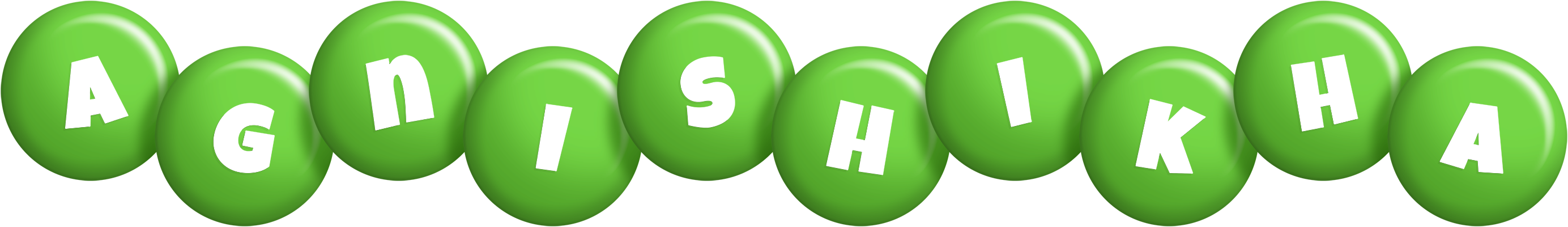 Agnishikha candy-green logo