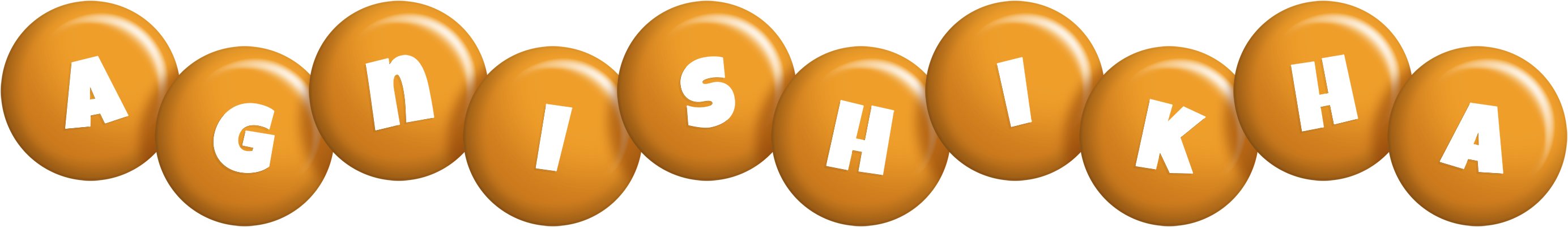 Agnishikha candy-orange logo