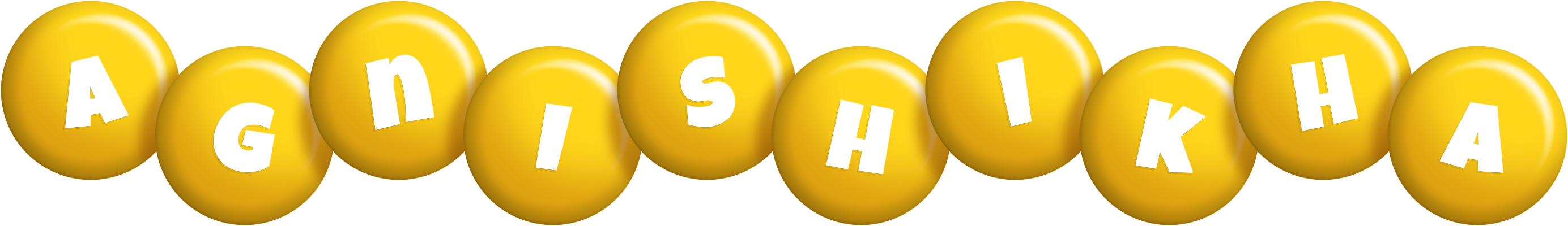 Agnishikha candy-yellow logo