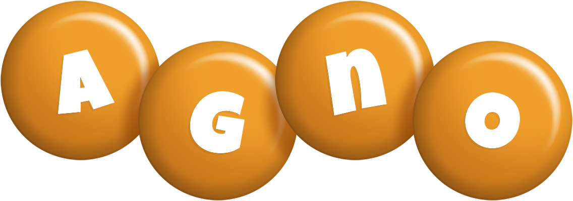 Agno candy-orange logo