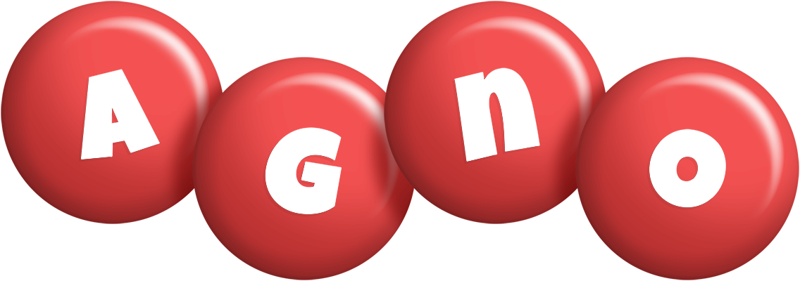 Agno candy-red logo