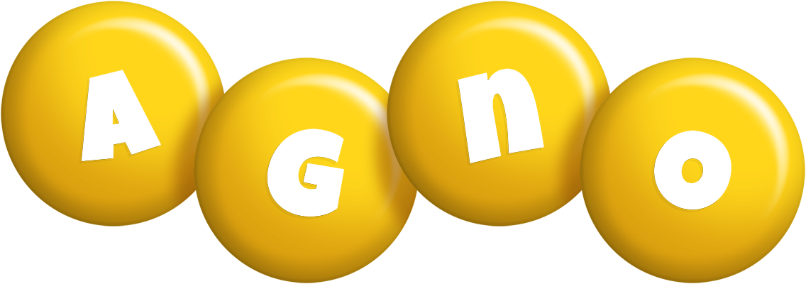 Agno candy-yellow logo