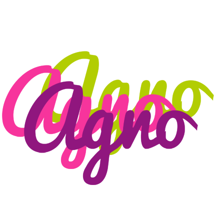 Agno flowers logo