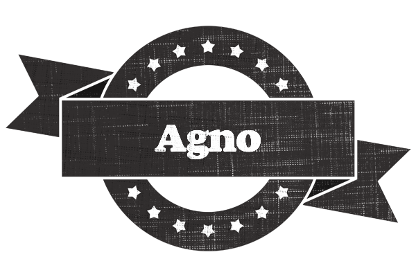 Agno grunge logo