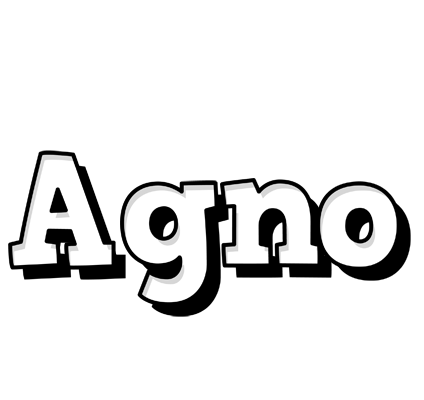 Agno snowing logo