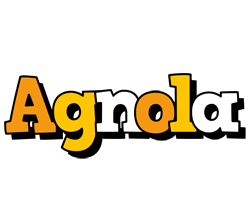 Agnola cartoon logo