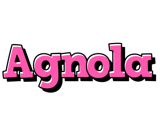 Agnola girlish logo