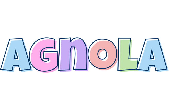 Agnola pastel logo
