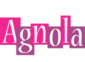 Agnola whine logo