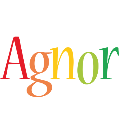 Agnor birthday logo