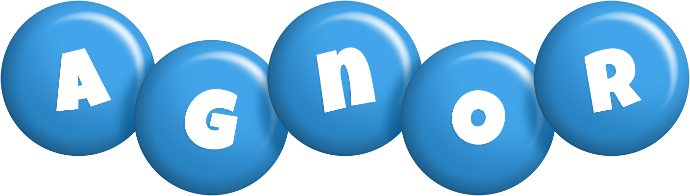 Agnor candy-blue logo