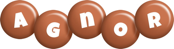 Agnor candy-brown logo