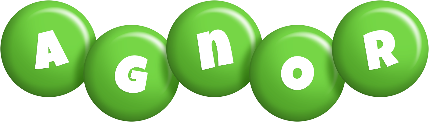 Agnor candy-green logo