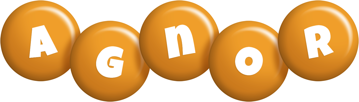 Agnor candy-orange logo