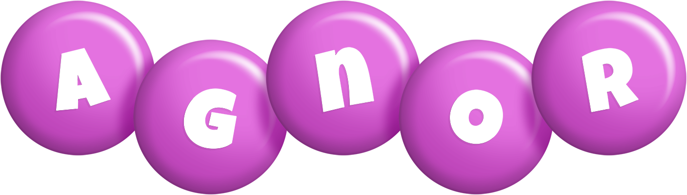Agnor candy-purple logo