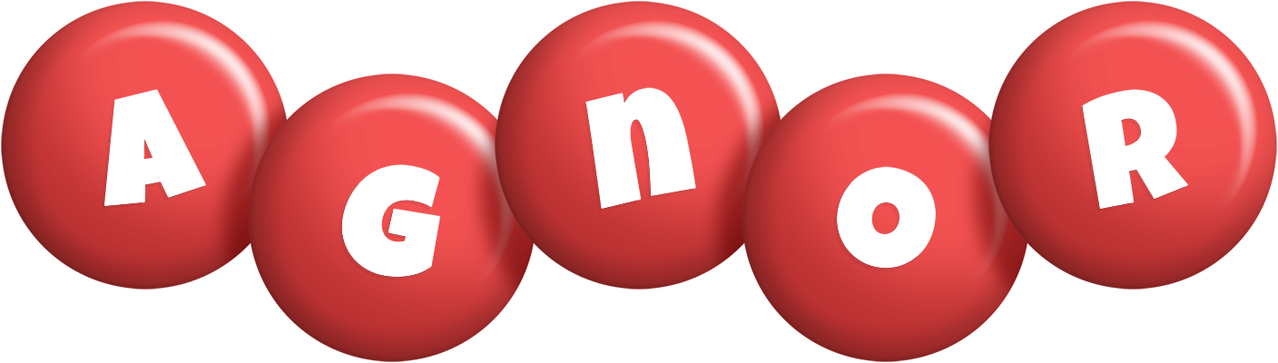 Agnor candy-red logo