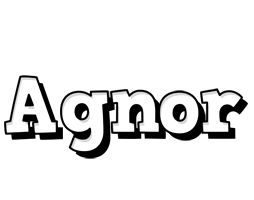 Agnor snowing logo