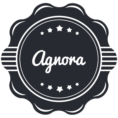 Agnora badge logo