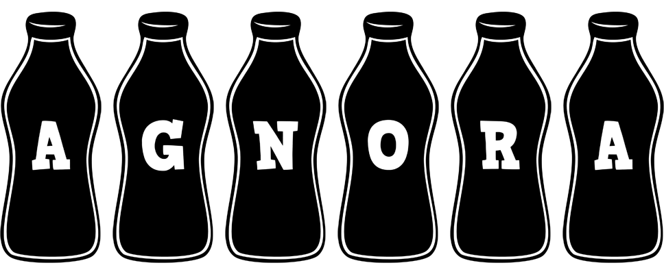 Agnora bottle logo