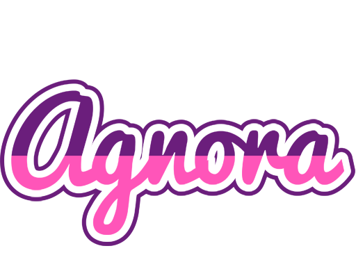 Agnora cheerful logo