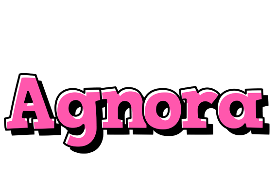Agnora girlish logo