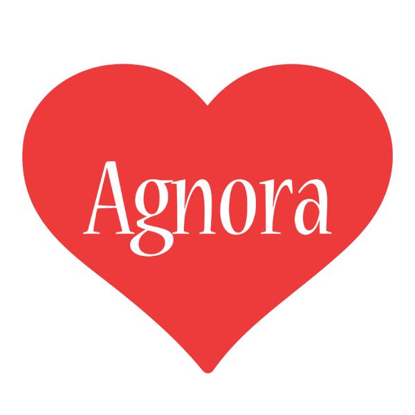 Agnora love logo